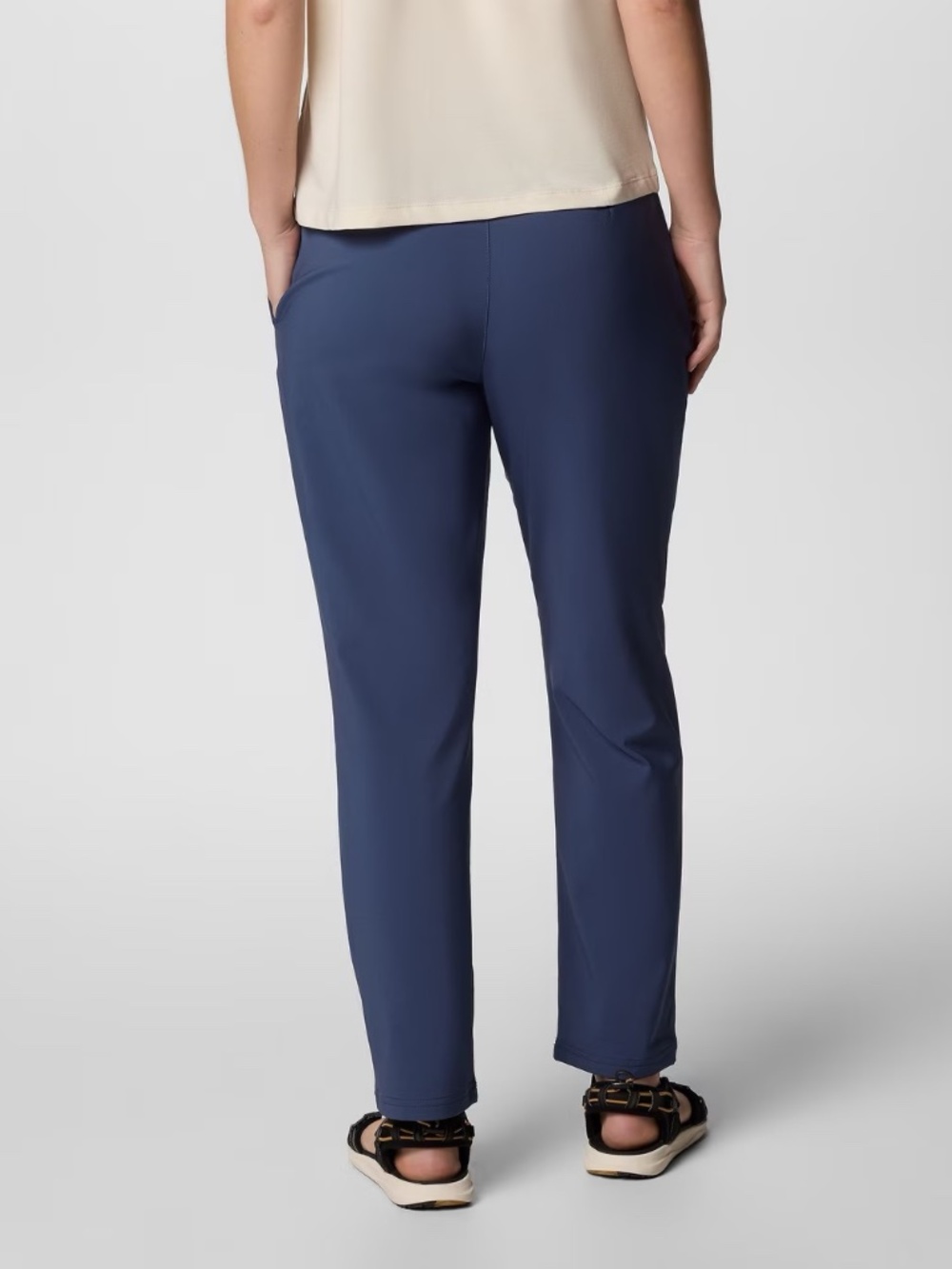 TWO PAIR Columbia All Seasons Pull-On Pants, Size XL, Black and Nocturnal (Blue) - Picture 2 of 12